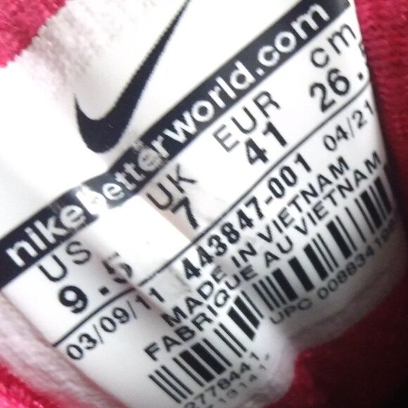 Nike Air Alvord 9 Trail Running Shoes Sneakers Black Pink Womens 9.5 - Picture 9 of 9